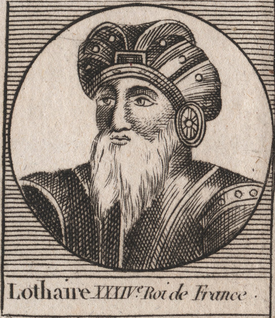 Retrato de Lothaire de Unknown artist