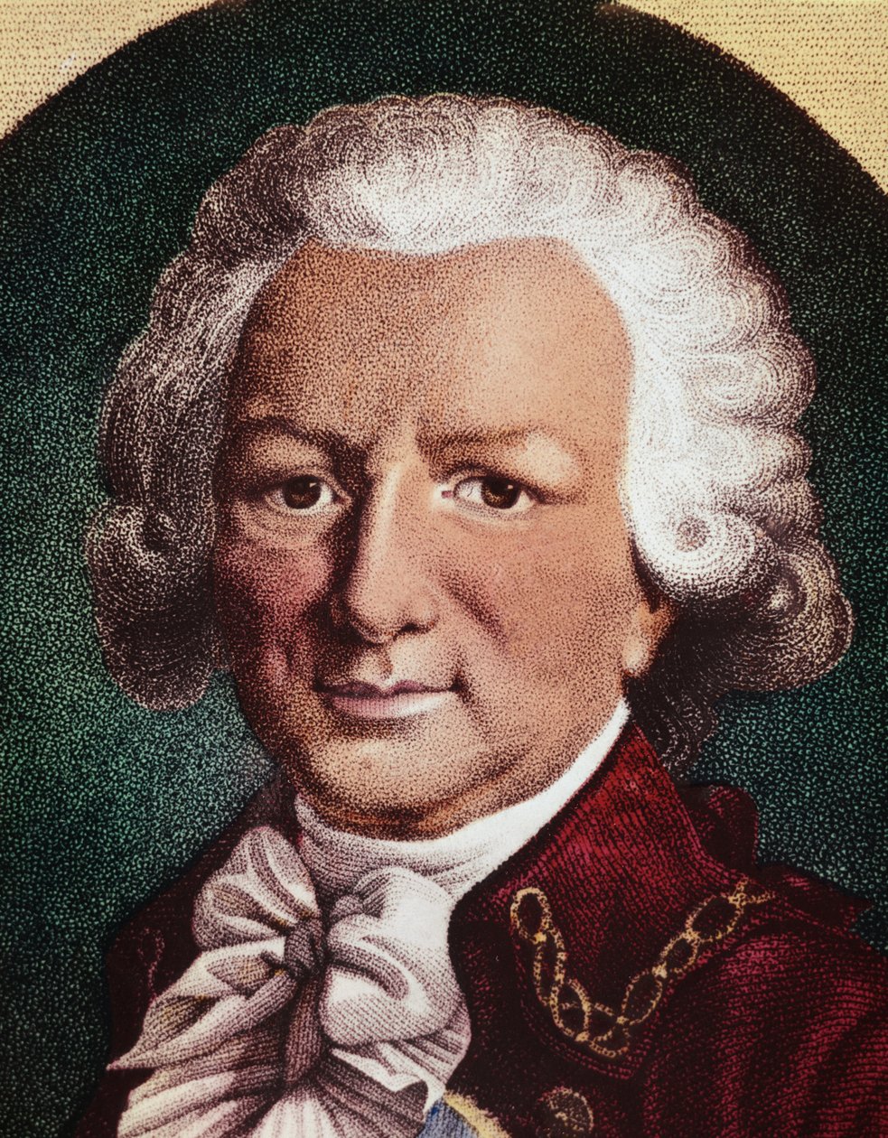 Retrato de Louis Antoine, Conde de Bougainville, navegador francês (gravura de Unknown artist