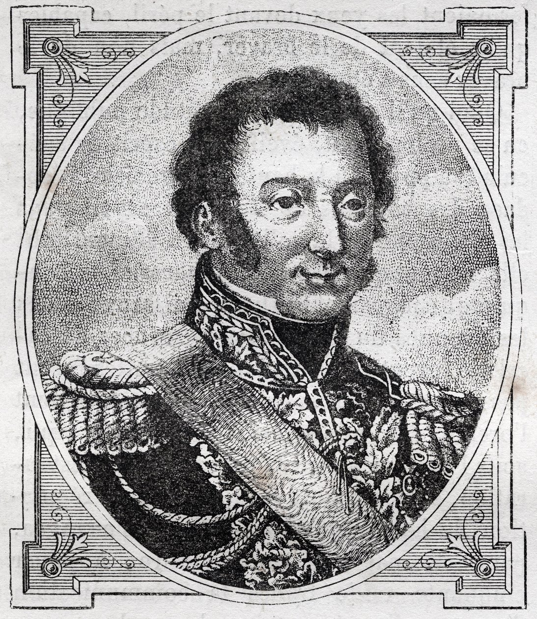 Retrato de Louis Auguste Victor de Ghaisne de Bourmont (1773-1846), marechal de França. de Unknown artist