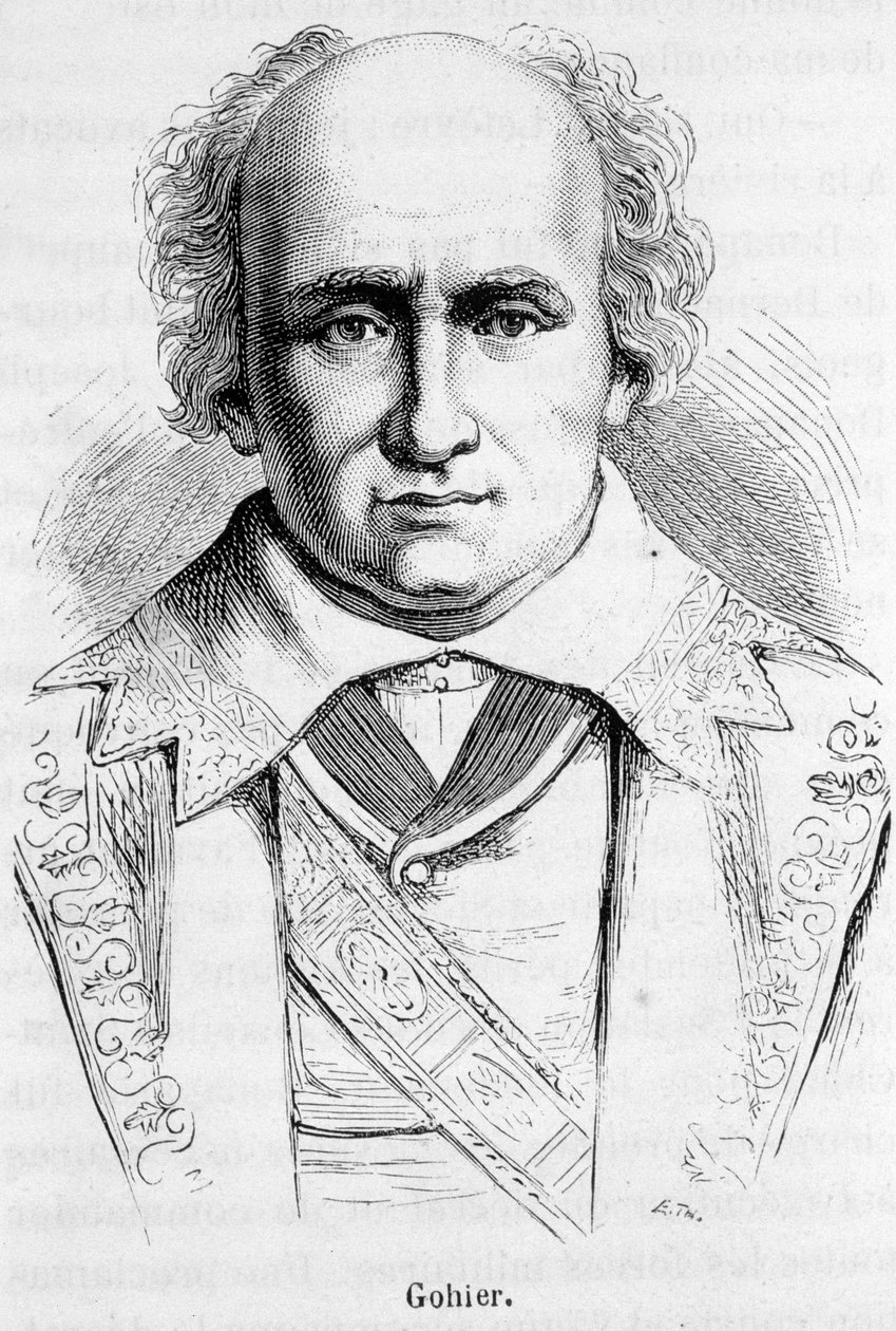Retrato de Louis Jerome Gohier (1746-1830), político francês. de Unknown artist