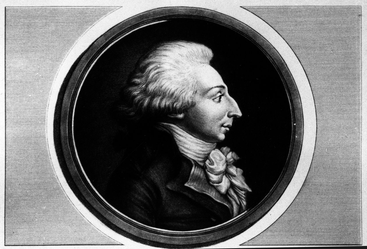 Retrato de Louis Michel Lepeletier, Marquês de Saint-Fargeau (Saint Fargeau), deputado da Convenção (1760-1793). Gravura em "Coleção completa de pinturas históricas da revolução francesa, em três volumes". 1804. de Unknown artist
