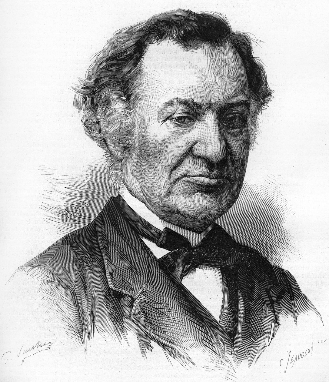 Retrato de Louis Veuillot (1813-1883), jornalista e escritor francês. de Unknown artist