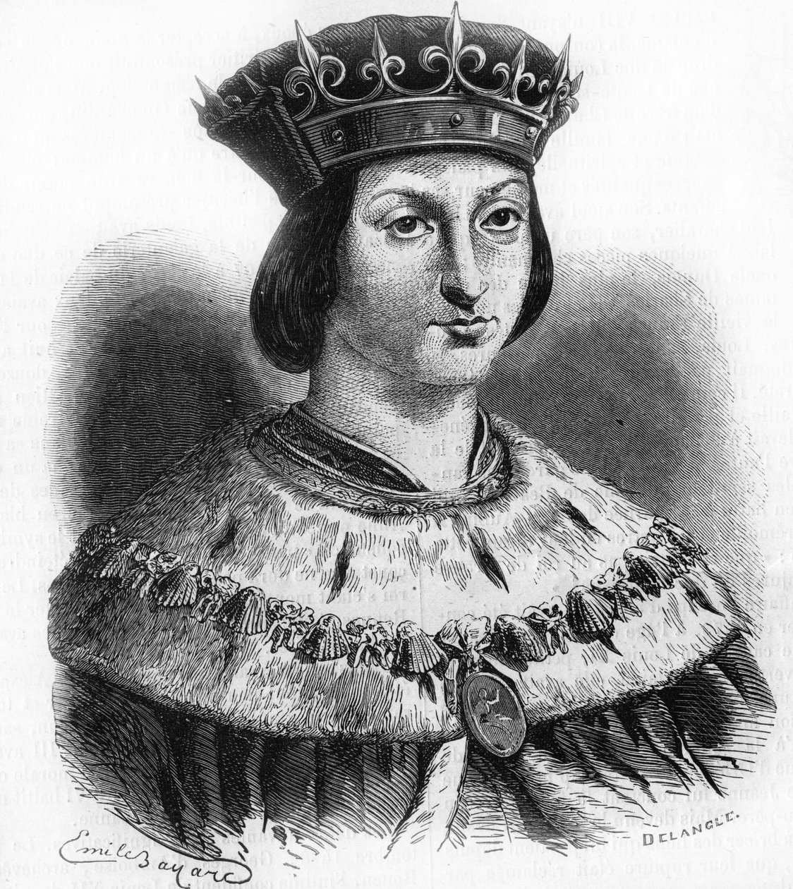 Retrato de Luís XII (1462-1515), Rei de França. de Unknown artist