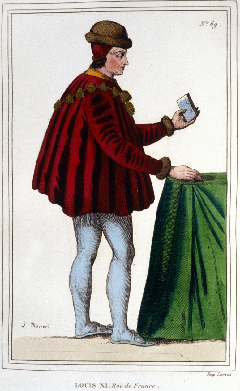 Retrato de Luís XI (1423 - 1483), Rei de França. de Unknown artist