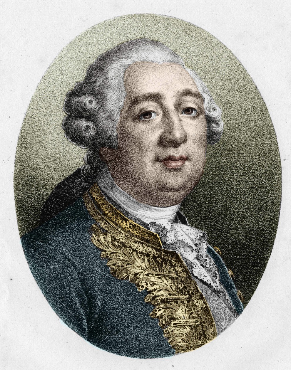 Retrato de Luís XVI (1754-1793), Rei de França. de Unknown artist