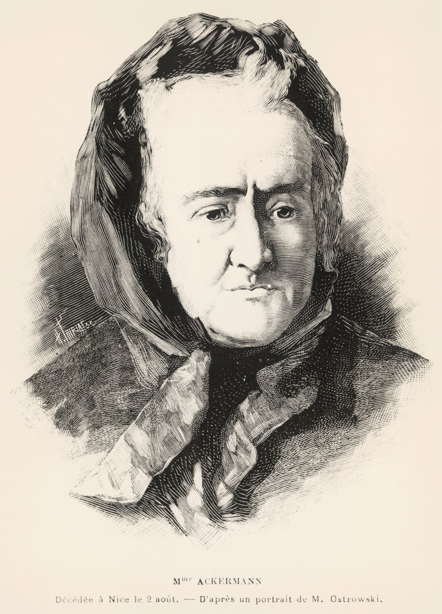 Retrato de Louise-Victorine Ackermann de Unknown artist