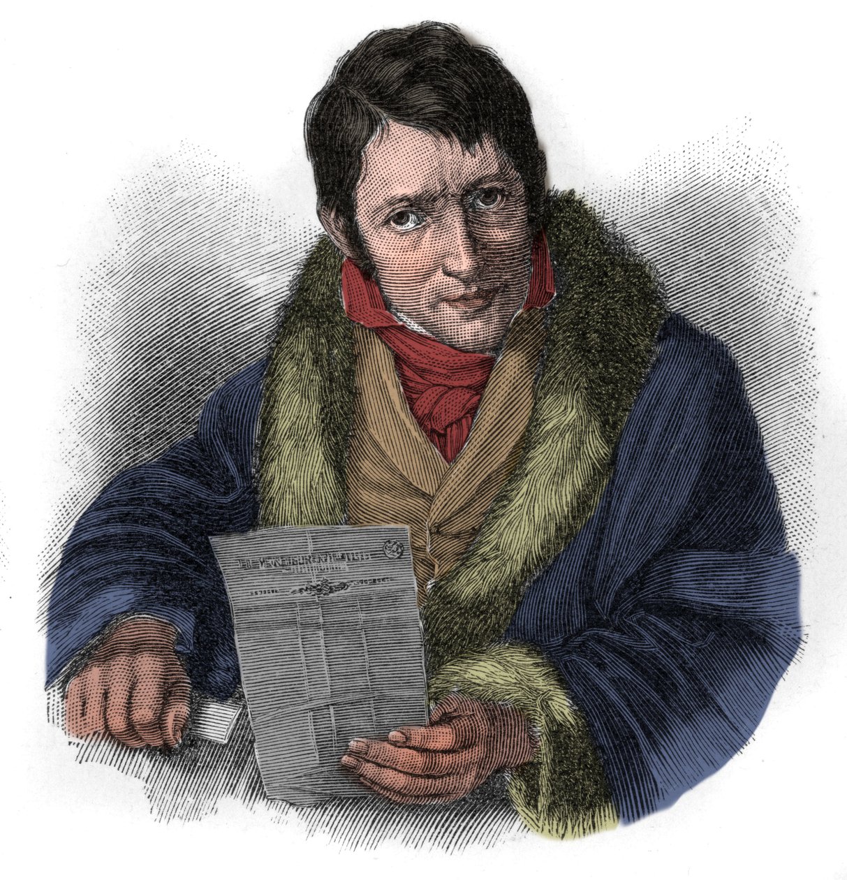 Retrato de Ludwig Borne (1786-1837), escritor alemão de Unknown artist