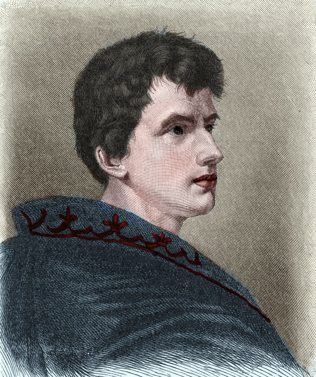 Retrato de Ludwig Joachim von Arnim dit Achim von Arnim (1781-1831), romancista, colunista, dramaturgo e poeta romântico alemão. de Unknown artist