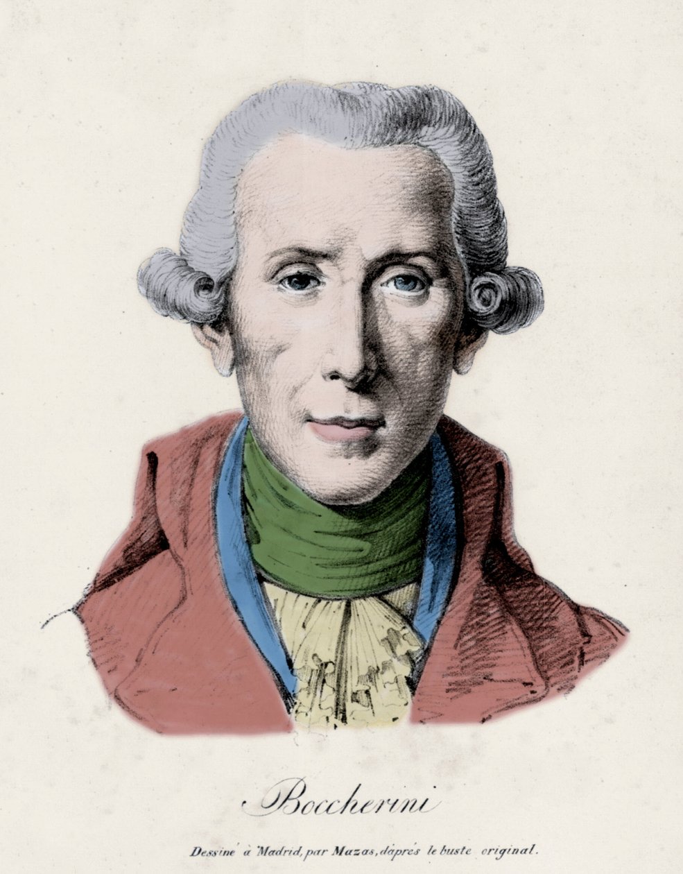 Retrato de Luigi Boccherini. (1743 - 1805). Compositor italiano. de Unknown artist