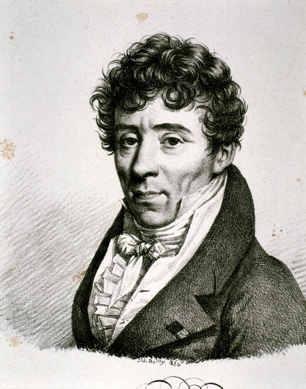 Retrato de Luigi Cherubini (gravura) de Unknown Artist