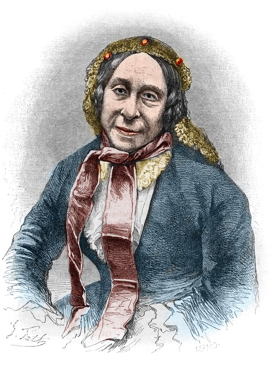 Retrato de Madame Desbordes Valmore (Marceline Felicite Josephine Desbordes-Valmore de Unknown artist