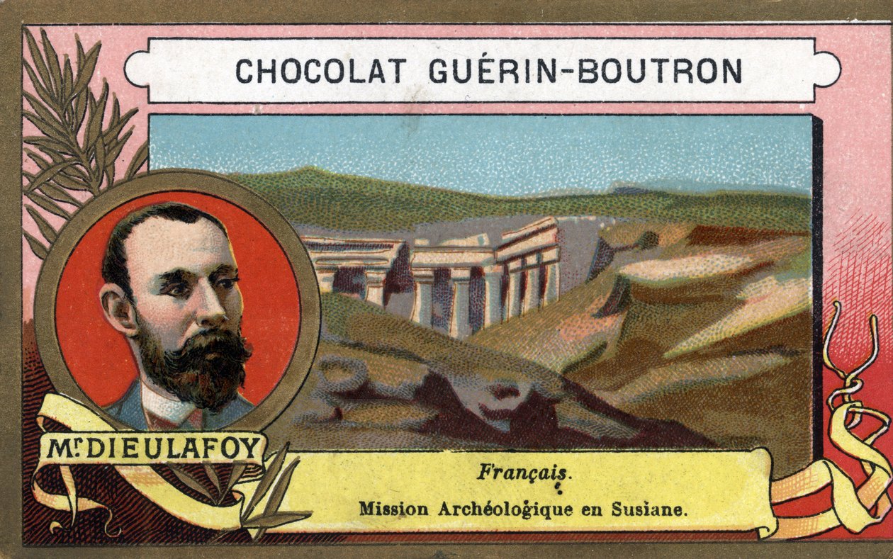 Retrato de Marcel Auguste Dieulafoy de Unknown artist