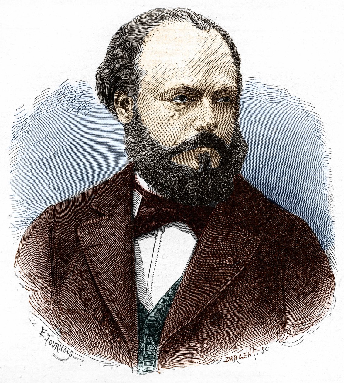 Retrato de Marcel Deprez (1843-1918), engenheiro e físico francês. de Unknown artist