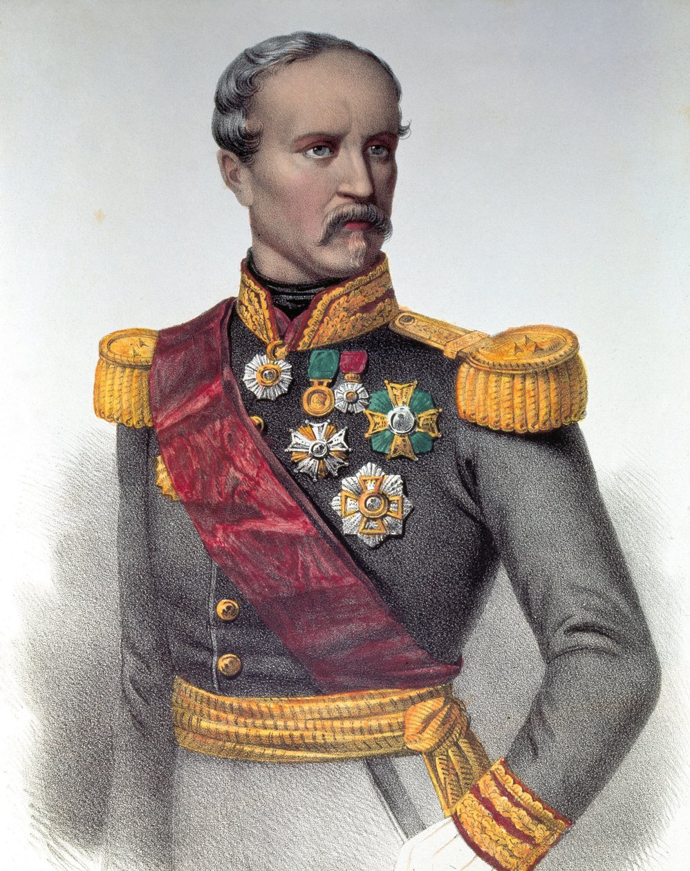 Retrato de Marechal Patrice de Mac Mahon (Mac-Mahon) (1808-1893) na época do campo italiano de Unknown artist