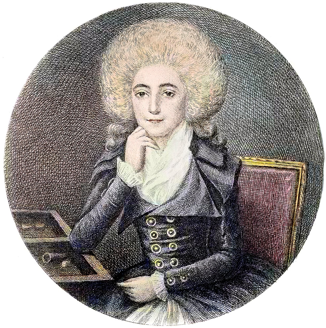 Retrato de Marie Adrienne Francoise de Noailles, Marquise de La Fayette de Unknown artist