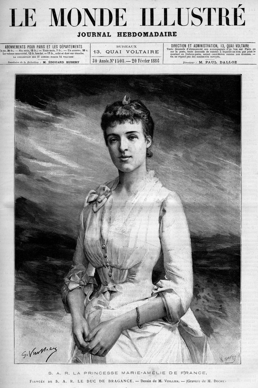 Retrato de Marie Amelie d