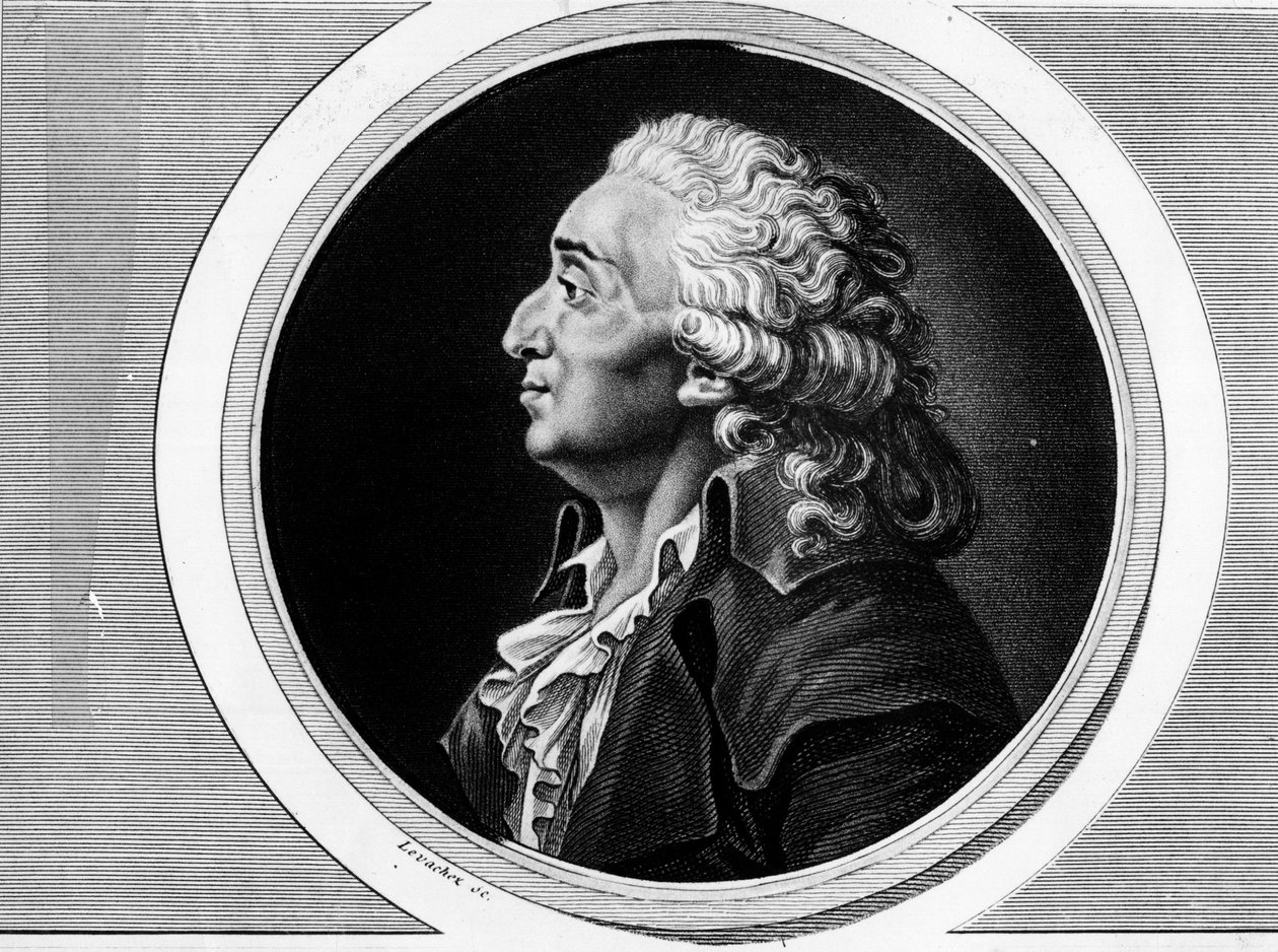 Retrato de Marie Jean Antoine Nicolas de Caritat, Marquês de Condorcet (1743-1793), deputada na Convenção Nacional e filósofa. Gravura em "Colecção completa de pinturas históricas da revolução francesa, em três volumes". 1804. de Unknown artist