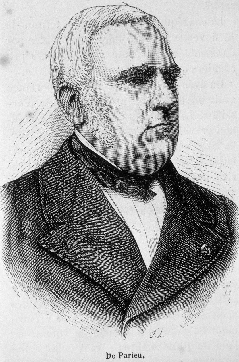 Retrato de Marie Louis Esquirou de Parieu, política francesa (1815 - 1893) de Unknown artist