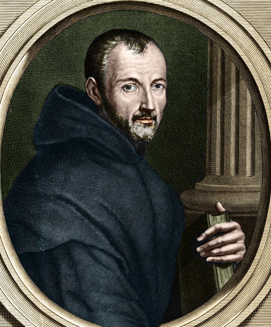 Retrato de Marin Mersenne (1588 - 1648), da Ordem dos Pais Mínimos de Unknown artist