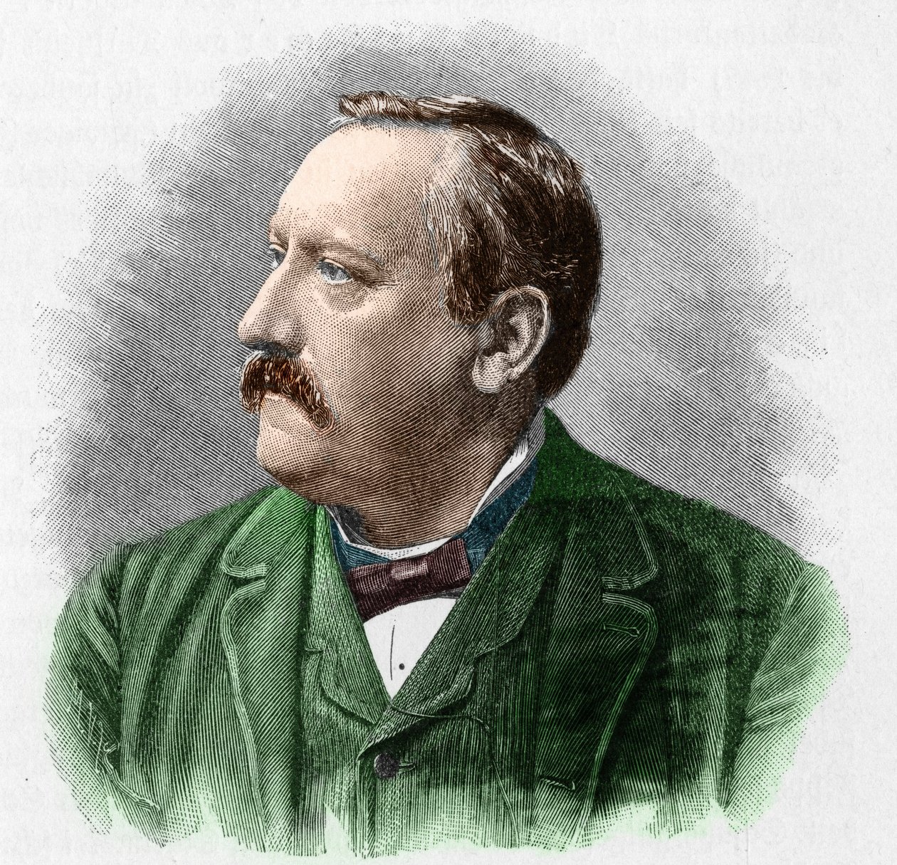 Retrato de Martin Greif (1839-1911) poeta alemão. de Unknown artist