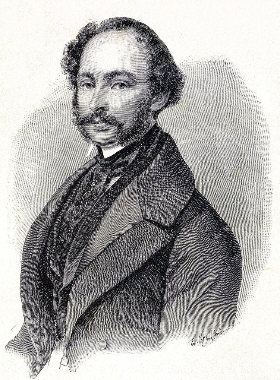 Retrato de Maximiliano II rei da Baviera - Retrato de Maximiliano II Joseph de Baviere (1811 - 1864) de Unknown artist