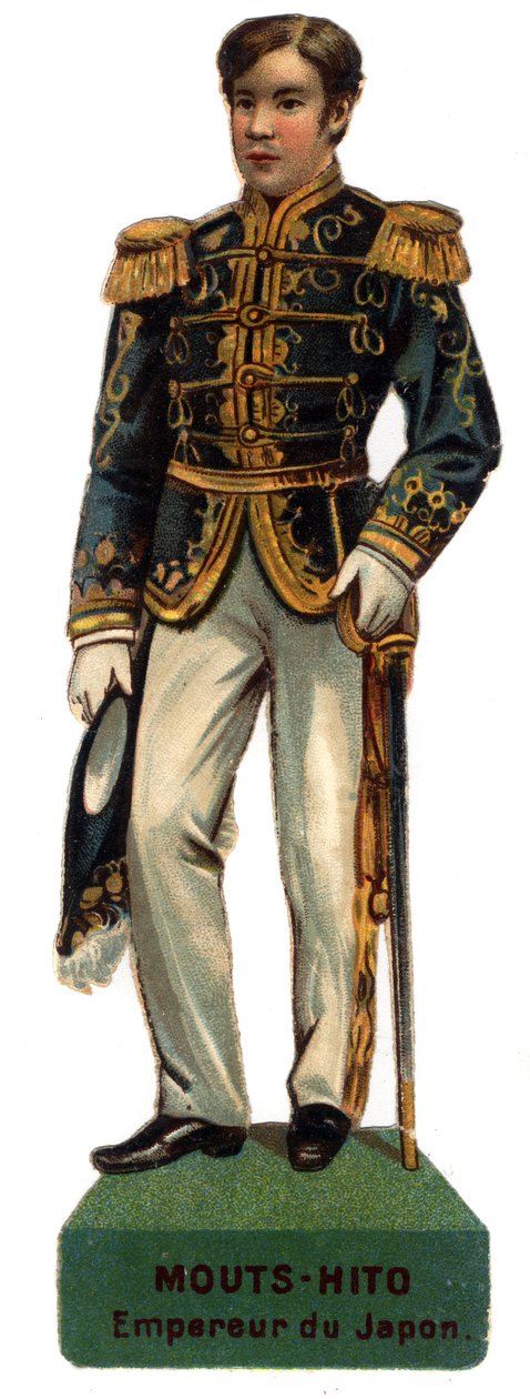 Retrato de Meiji Tenno dit Mutsuhito (Mouts Hito ou Sheets-Hito de Unknown artist