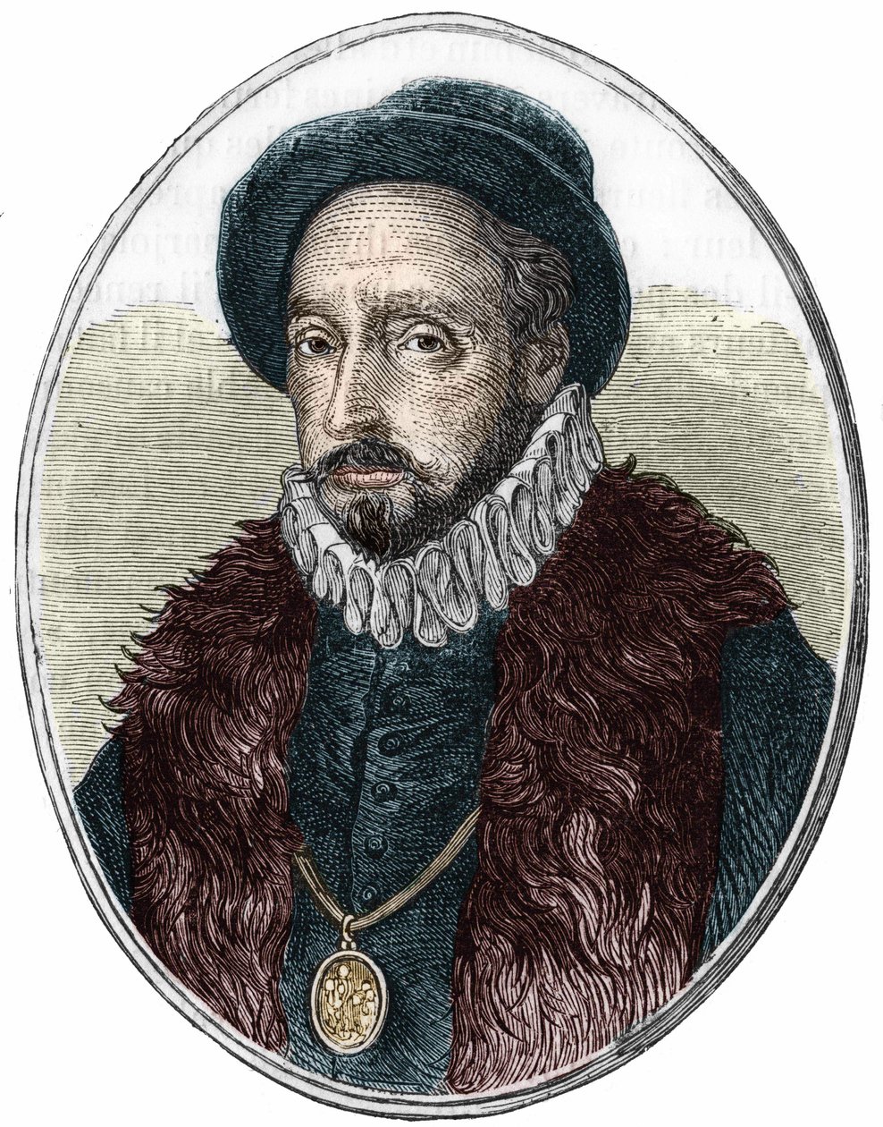 Retrato de Michel de Montaigne (1533-1592), escritor francês. de Unknown artist