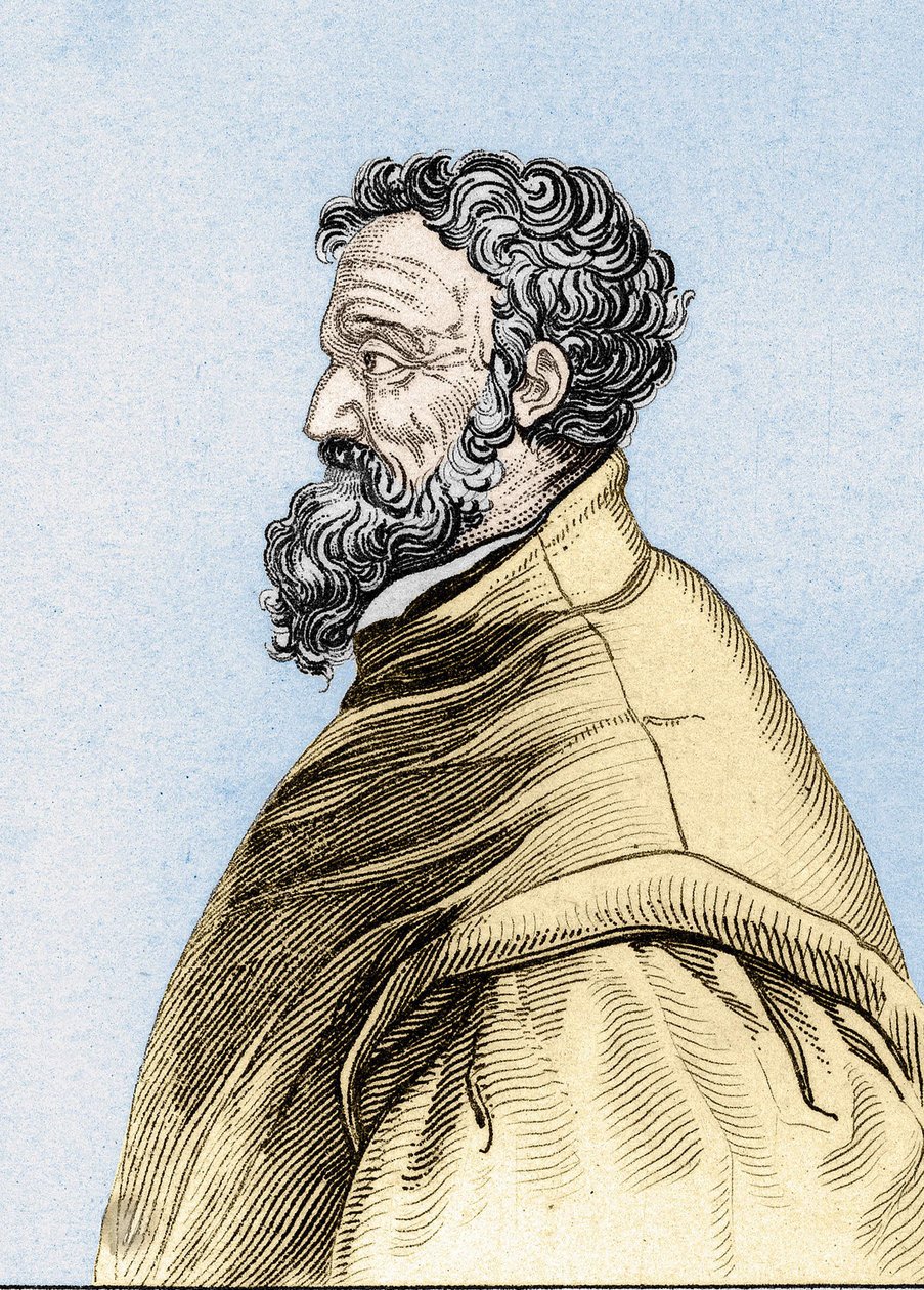 Retrato de Miguel Ângelo Buonarroti este Miguel Ângelo ou Michel Ange de Unknown artist
