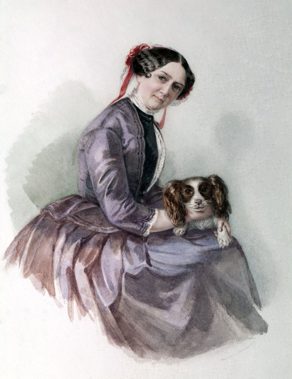 Retrato de Minna Wagner, esposa de Richard Wagner, Museu Wagner Bayreuth. de Unknown artist