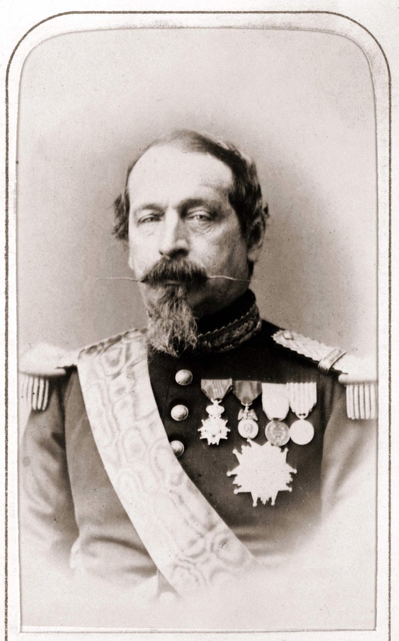 Retrato de Napoleão III. Fotografia do século XIX. de Unknown artist