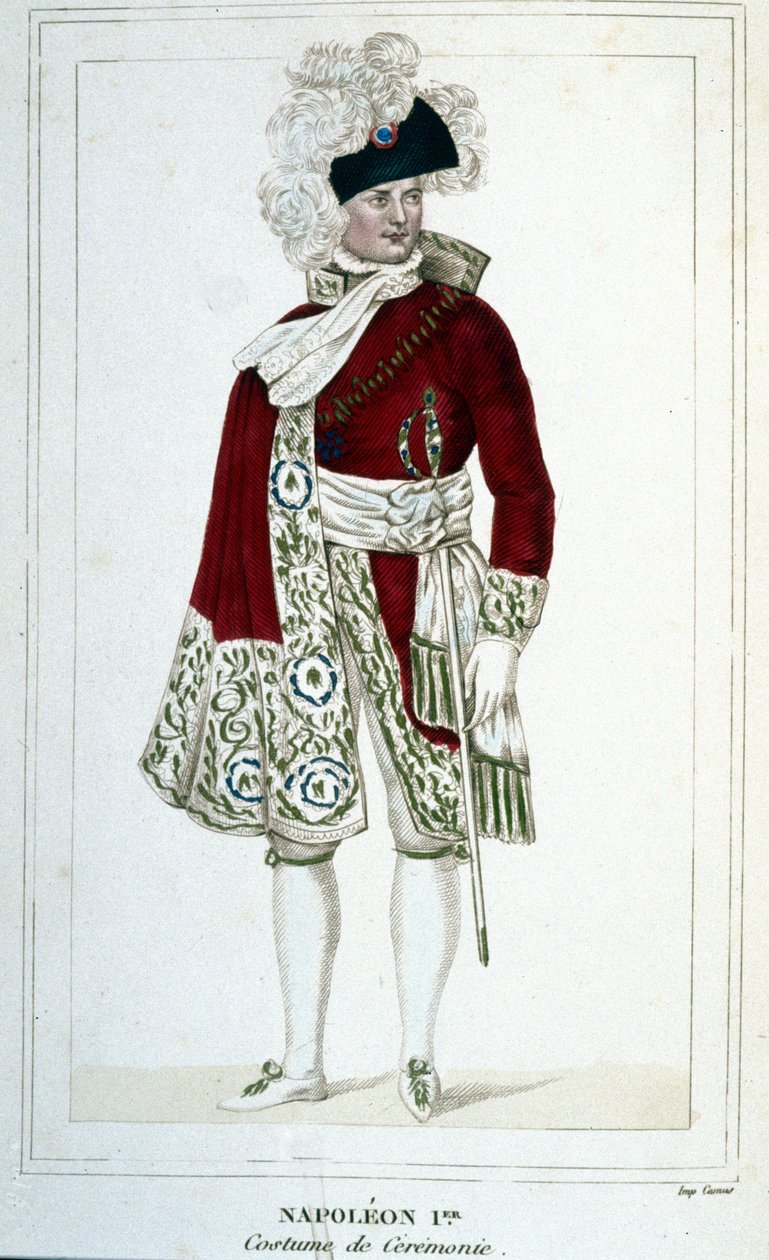 Retrato de Napoleão I (1769 - 1821) em traje cerimonial. de Unknown artist