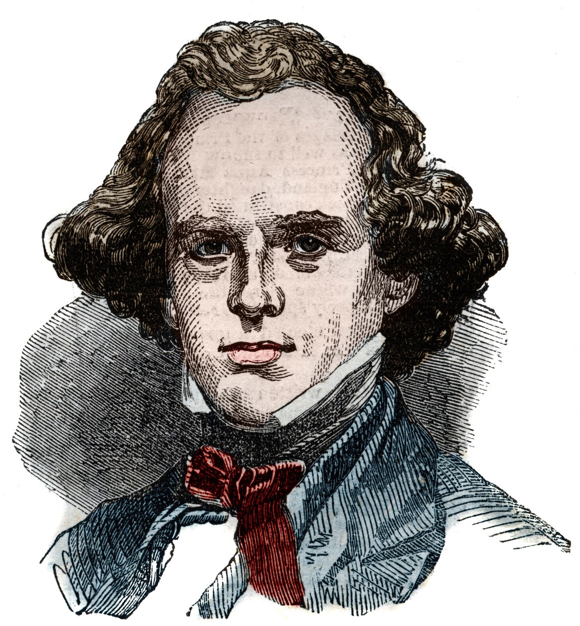 Retrato de Nathaniel Hawthorne (1804-1864), escritor americano. de Unknown artist