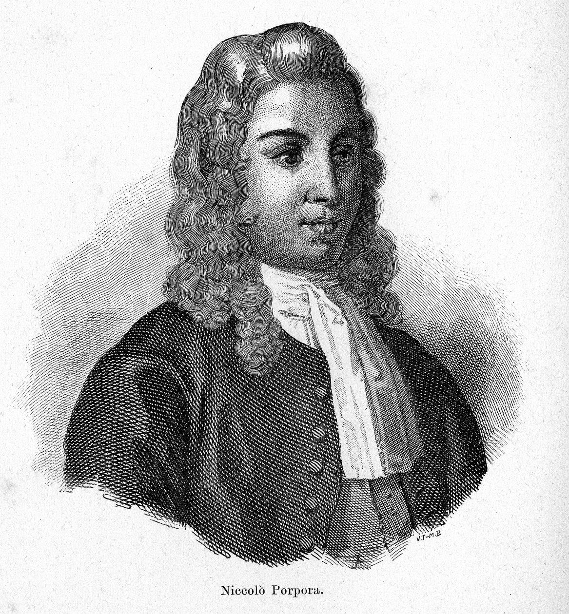 Retrato de Nicola Porpora (1686 - 1768) Compositor italiano. de Unknown artist