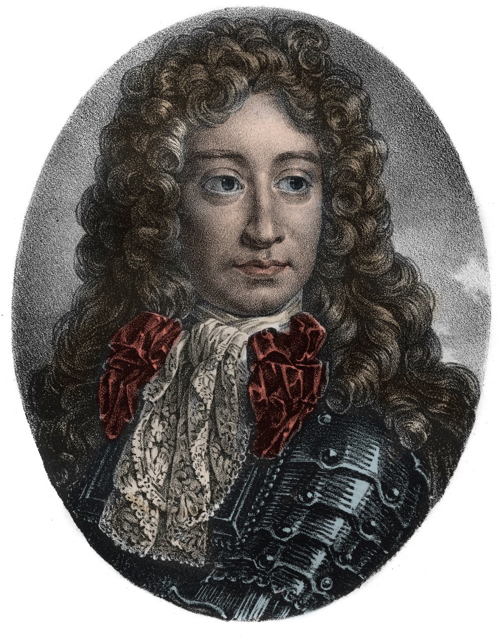 Retrato de Nicolas Catinat de La Fauconnerie (1637-1712), comandante militar francês e Marechal da França - Retrato de Nicolas Catinat de La Fauconnerie (1637-1712). Marechal da França de Unknown artist