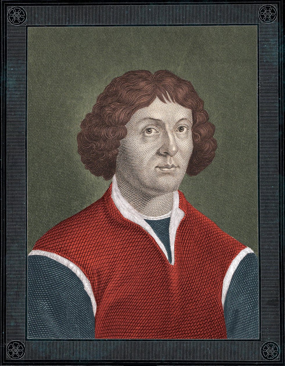 Retrato de Nicolas Copérnico (Nicolaus Copérnico de Unknown artist