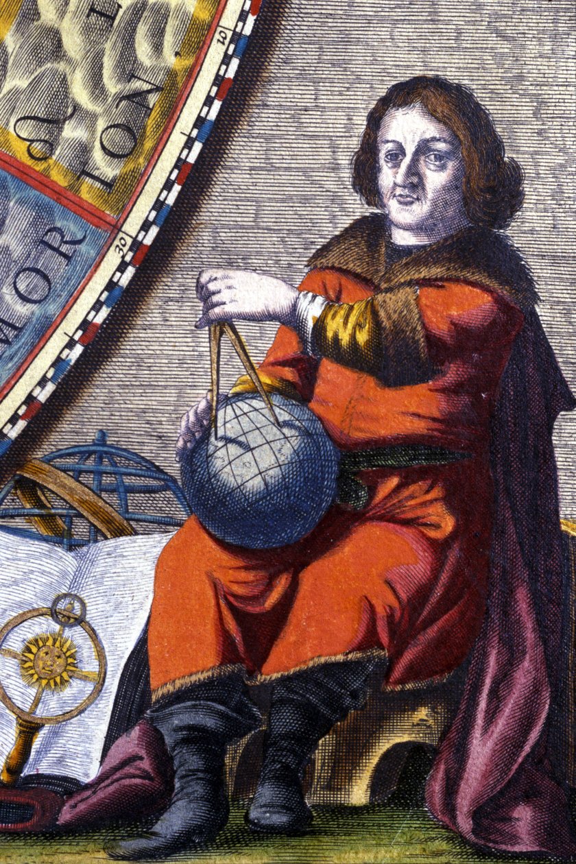 Retrato de Nicolas Copérnico (Nicolaus Copérnico de Unknown artist