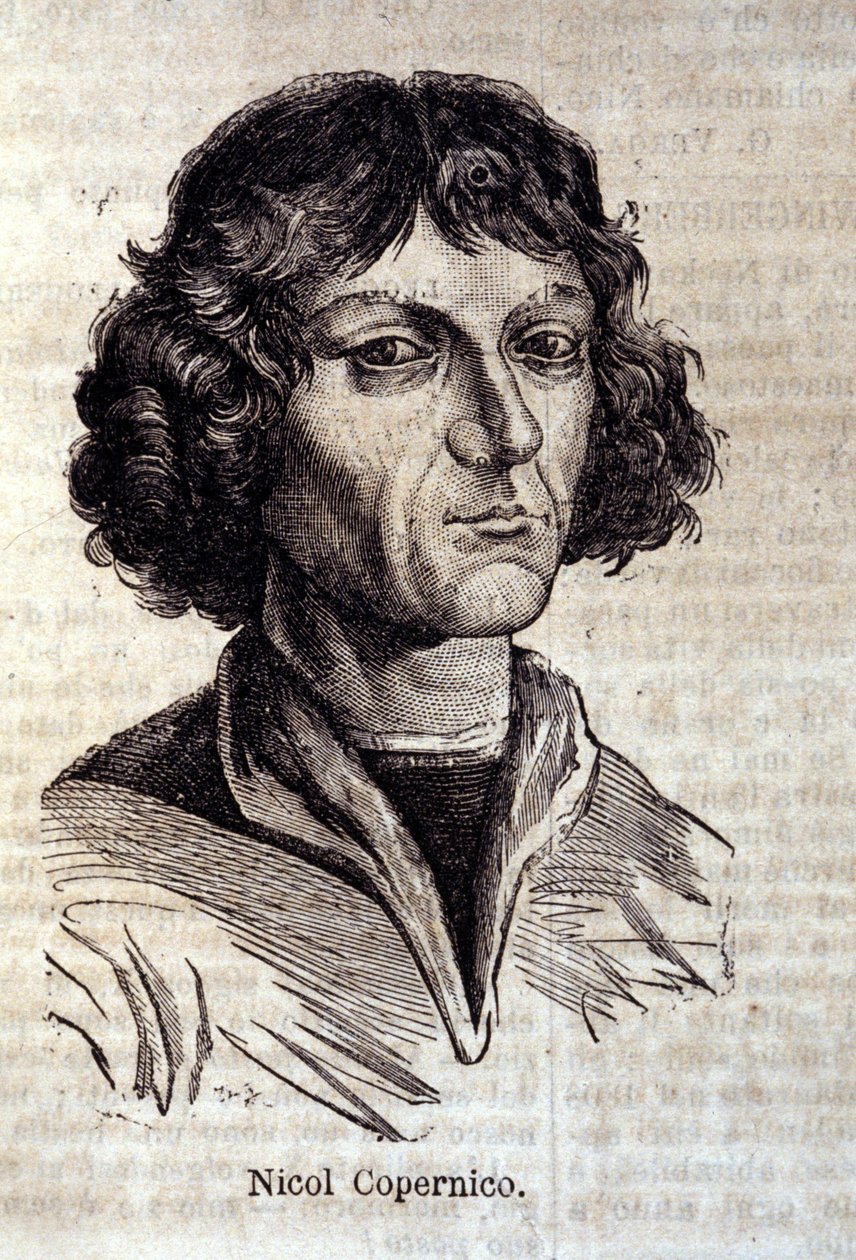 Retrato de Nicolas Copérnico (Nicolaus Copérnico de Unknown artist