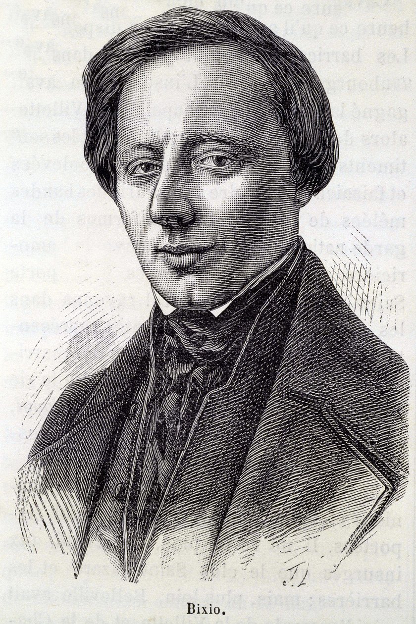 Retrato de Nino Bixio (1821-1873), militar e político italiano. de Unknown artist