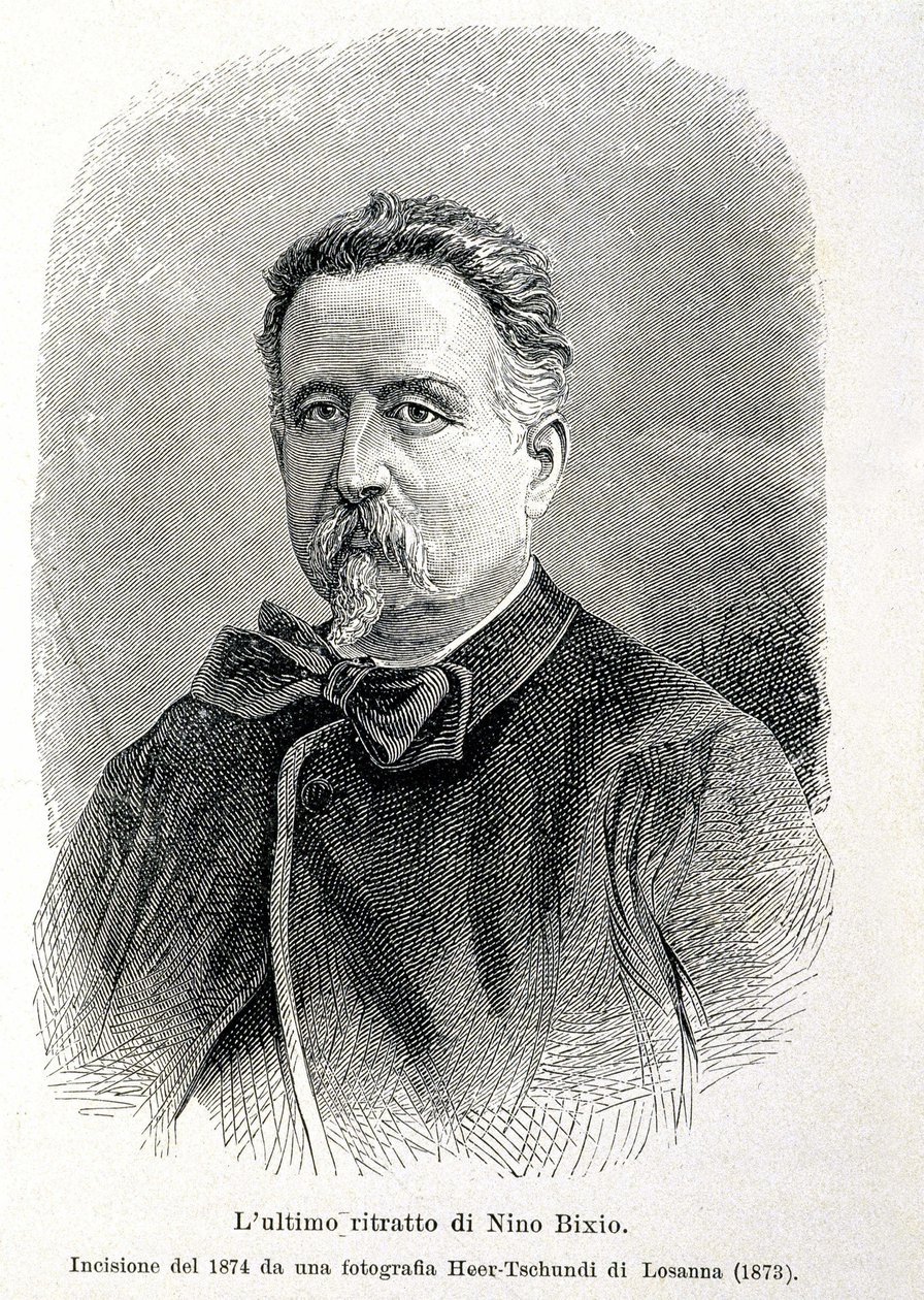 Retrato de Nino Bixio (1821-1873) político italiano de Unknown artist