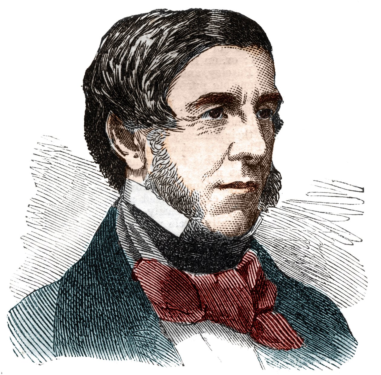 Retrato de Oliver Wendell Holmes (1809-1894), escritor, médico, ensaísta e poeta americano. de Unknown artist