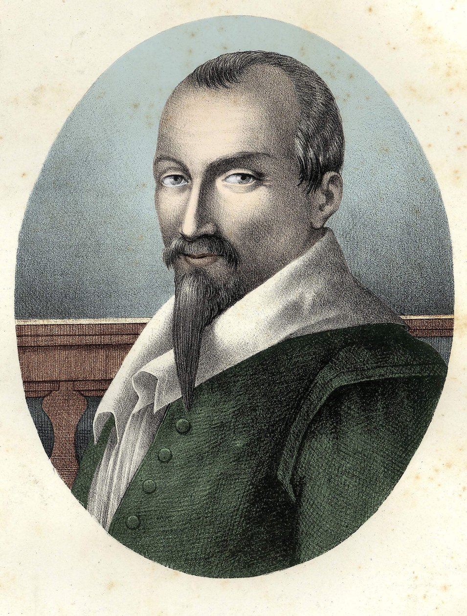 Retrato de Olivier De Serres (v. 1539 - 1619) Agrônomo francês. de Unknown artist