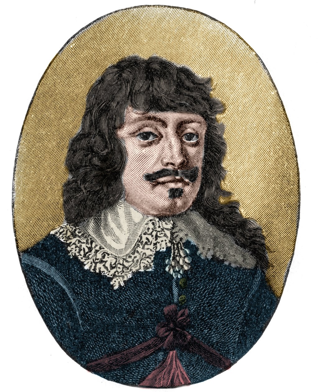 Retrato de Paul Fleming, poeta alemão (1609 1640). de Unknown artist