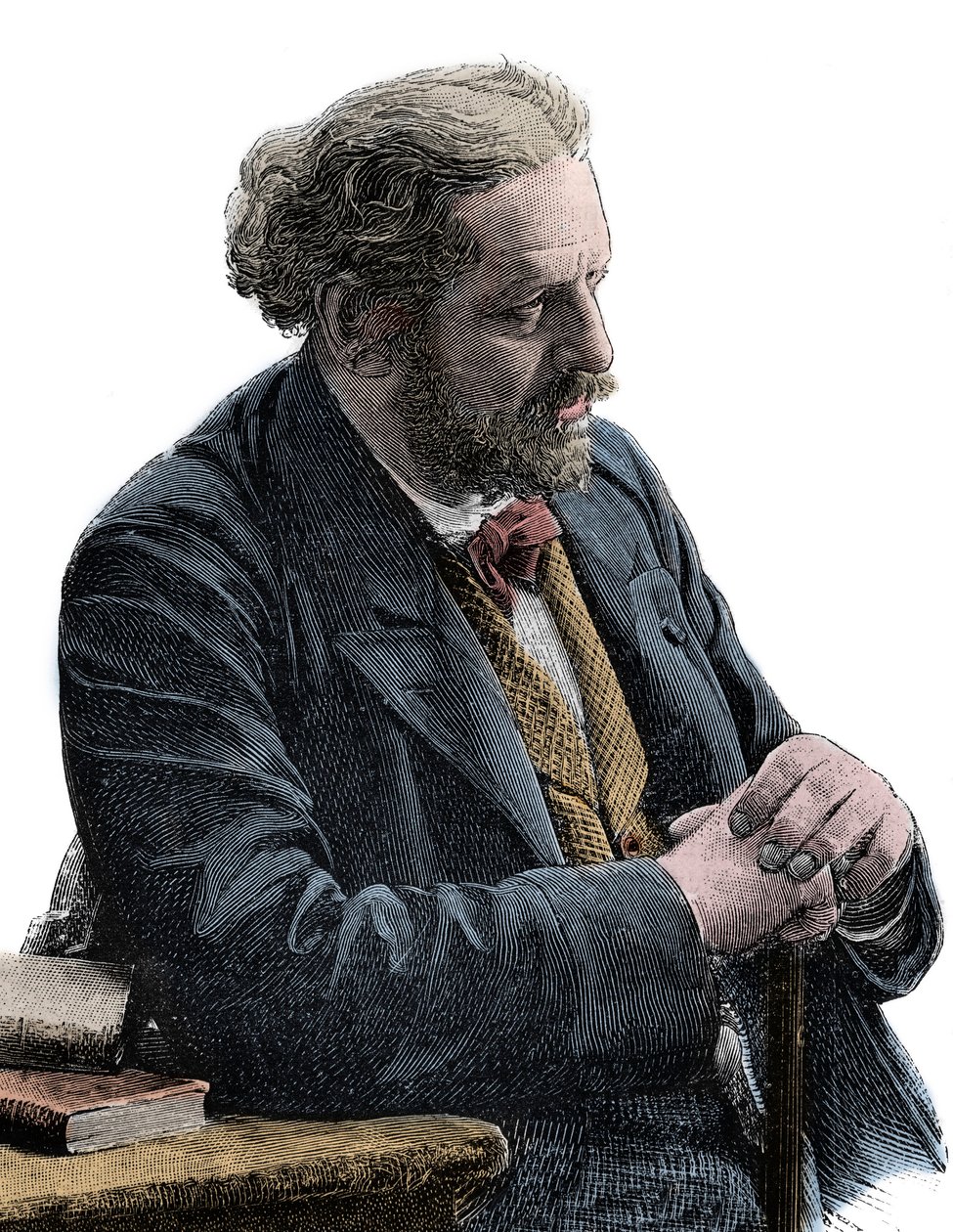 Retrato de Paul Jules Barbier (1825-1901) Escritor francês de Unknown artist