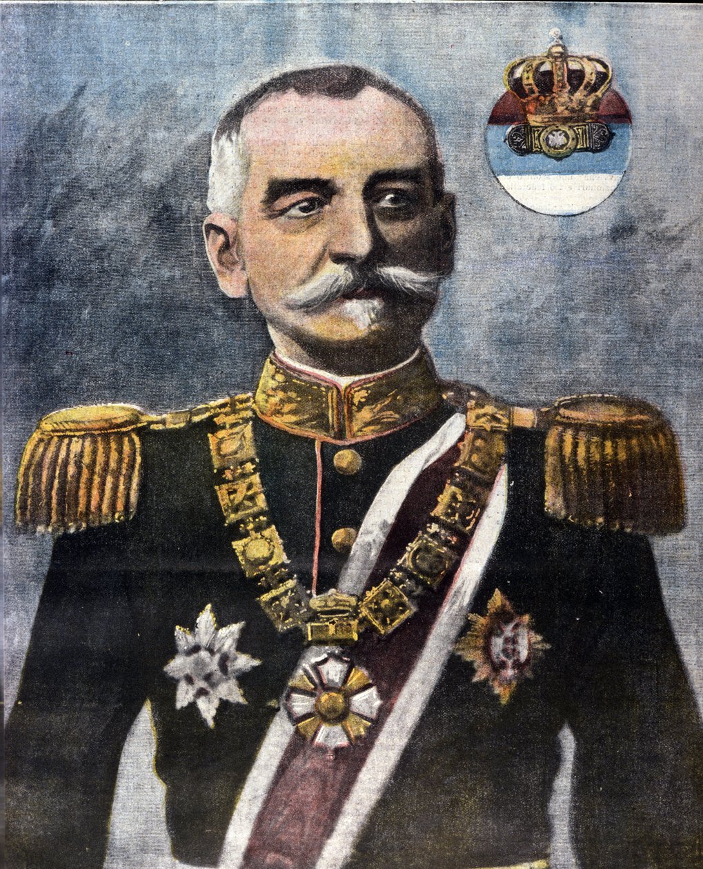 Retrato de Pedro I da Sérvia (Karageorgevic de Unknown artist