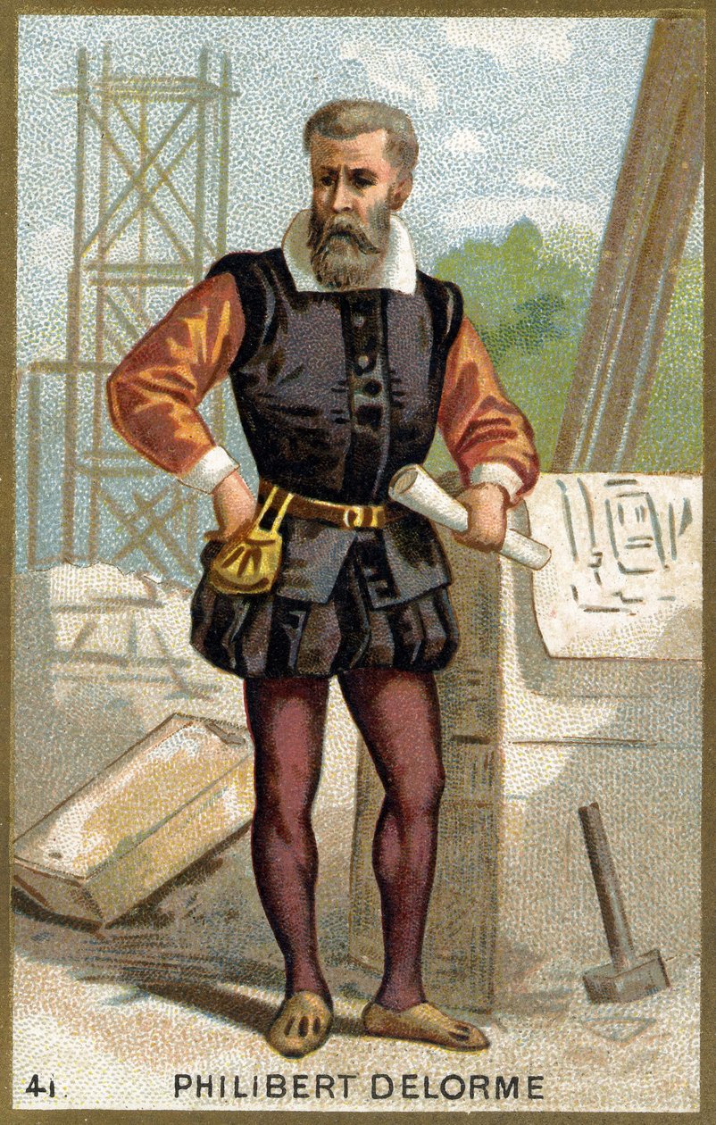 Retrato de Philibert Delorme (De Lorme) (De l