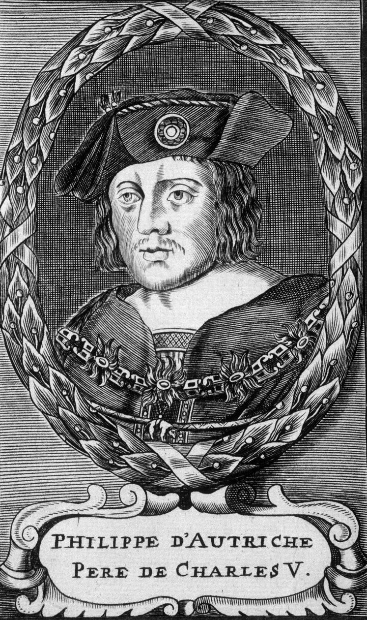 Retrato de Filipe da Áustria, pai de Carlos V - n.d. de Unknown artist