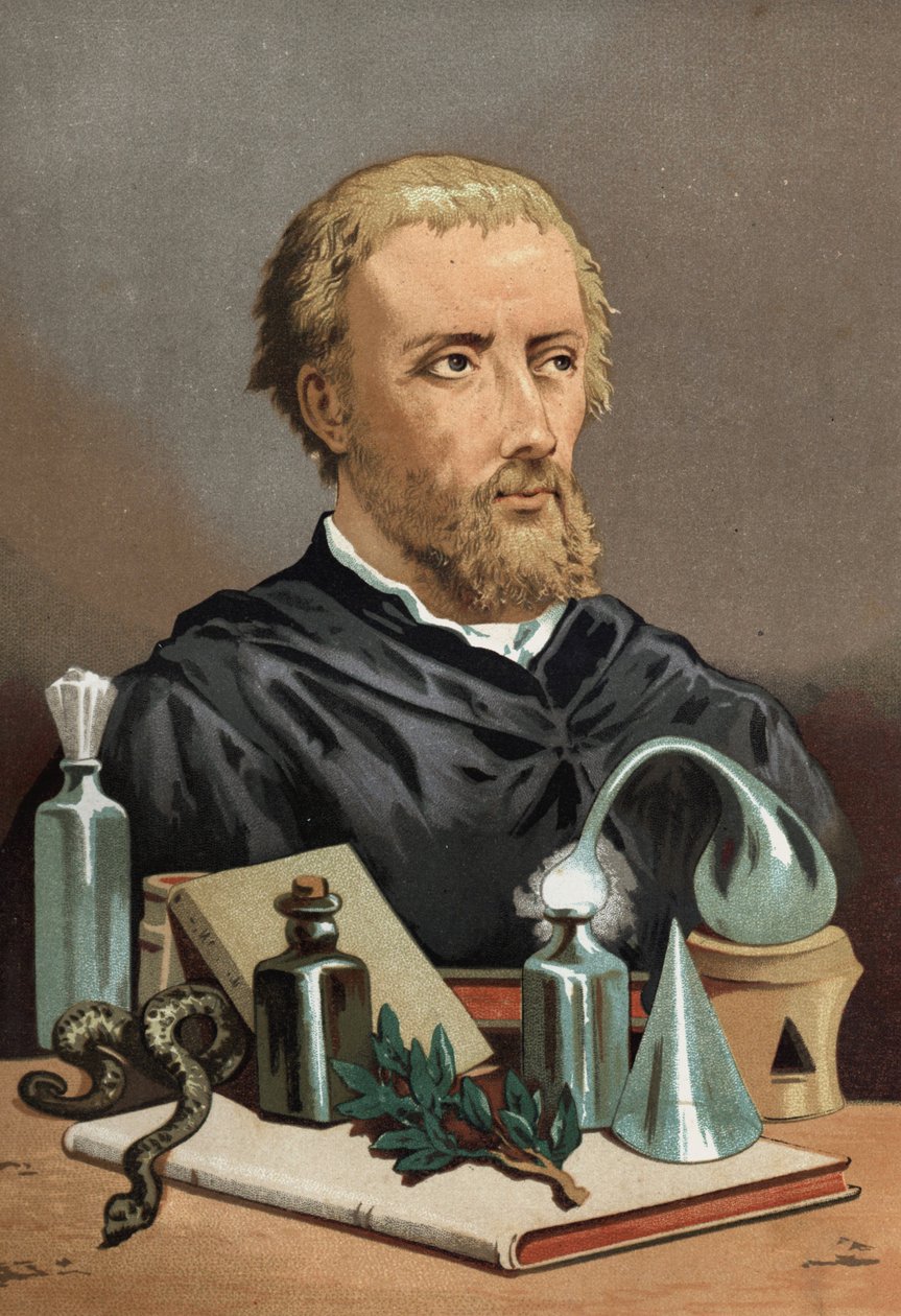 Retrato de Philipp Aureolus Theophrastus Bombastus von Hohenheim Paracelsus de Unknown artist