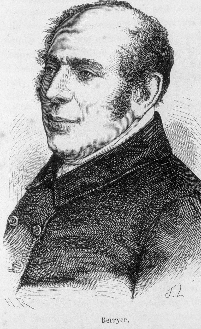 Retrato de Pierre Antoine (Pierre-Antoine) Berryer (1790-1868) (Berryer fils), advogado e político francês de Unknown artist