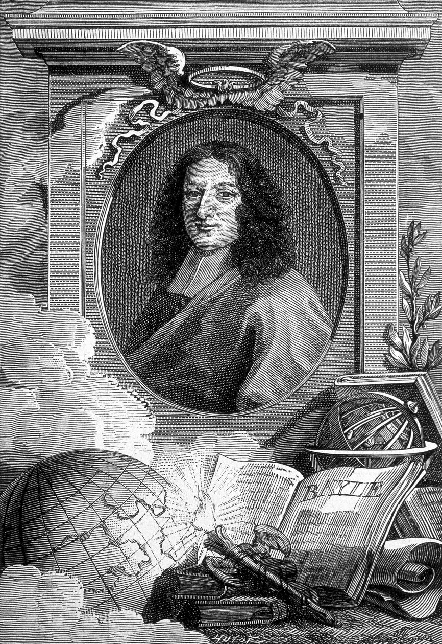 Retrato de Pierre Bayle (1647 - 1706) escritora e filósofa francesa. de Unknown artist