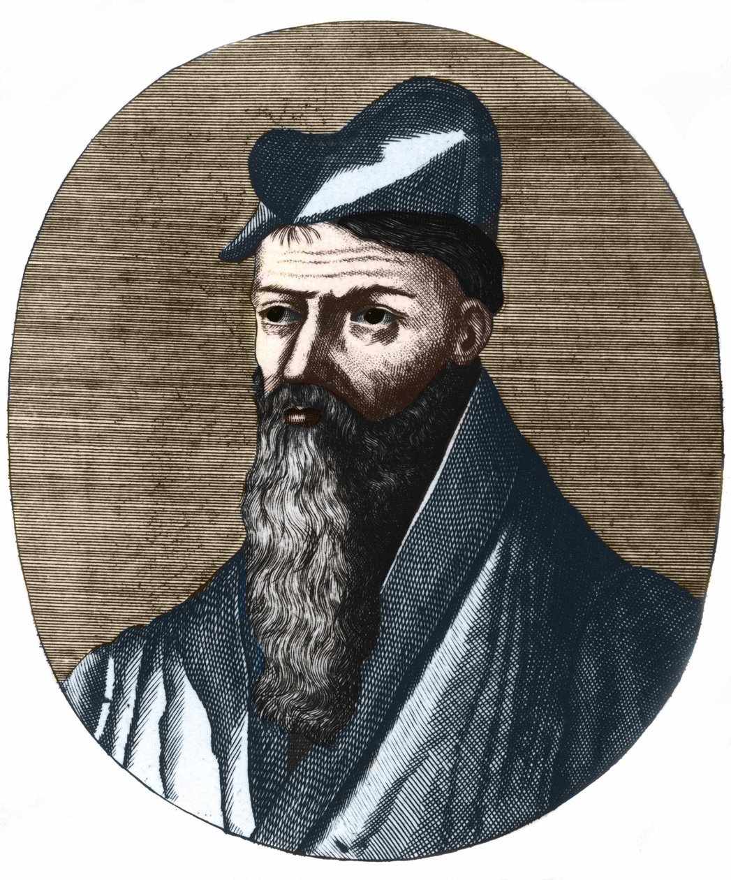 Retrato de Pierre Belon 1517-1564. Naturalista e médico francês. Colecção privada. de Unknown artist
